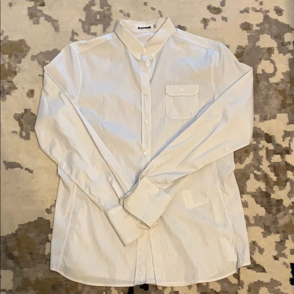 Jill Sander Size 40, pinstripe shirt